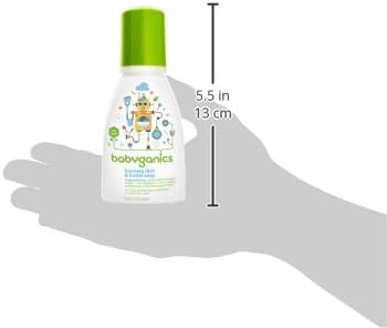 BabyGanics Foaming Dish and Bottle Soap, Fragrance Free, 3.38 Ounce