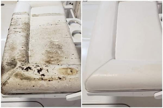 Marine 31 Mildew Stain Remover & Cleaner - Marine & Boat, Home & Patio, Bathroom & Shower Cleaner (Gallon & Towel Kit)