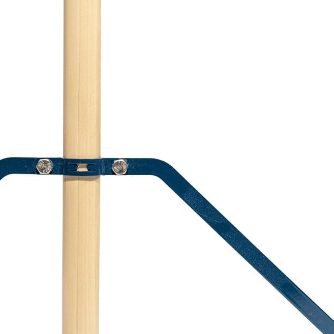 4 Pack Bundle - 24" Soft Sweep Indoor Push Broom with 60" Handle. Ideal for Epoxy & Polished Floors. Durable American Made Steel Brackets-Stainless Steel Hardware. No Plastic. 100% USA Made.