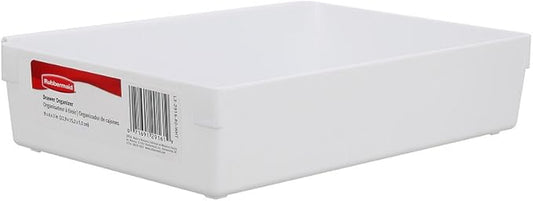 Rubbermaid Drawer Organizer, 9 by 6 by 2-Inch, White (FG2916RDWHT)