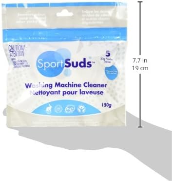 Sport Suds Washing Machine Cleaner, 5 Pouch