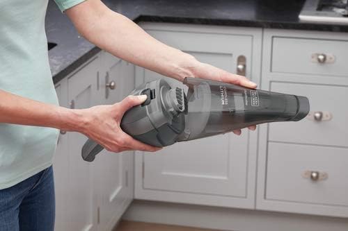 BLACK+DECKER dustbuster Handheld Vacuum, 8V Cordless, Hand Vacuum for Quick Cleanup with Crevice Tool and Washable Filter (HNVC220BCZ01)