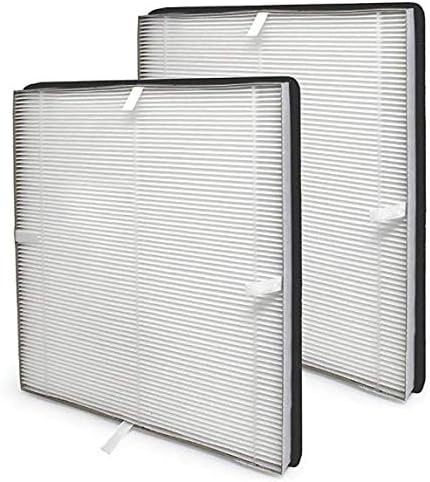 Fette Filter -Combo Pack of 2 True Hepa Filters and 4 Pre-Filters Compatible with Vornado Air Purifiers AC300, AC350, AC500, AC550, PCO200, PCO375DC, PCO575DC, PCO300 and PCO500# MD1-0023 & MD1-0022