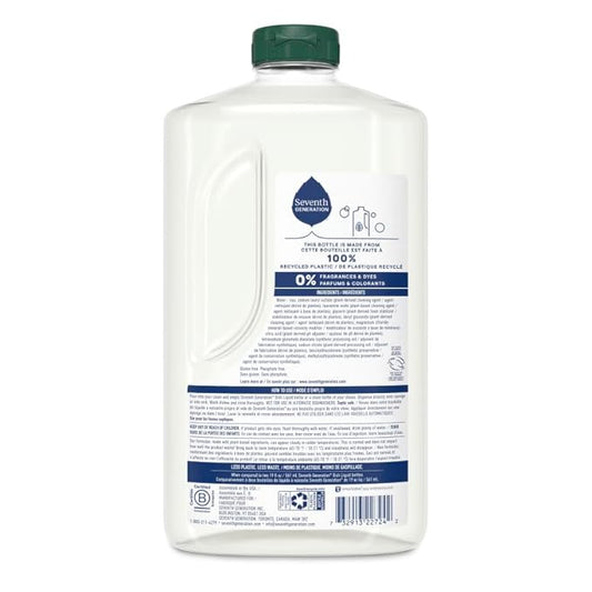 Seventh Generation Dishwashing Liquid, Natural, 50 Ounce