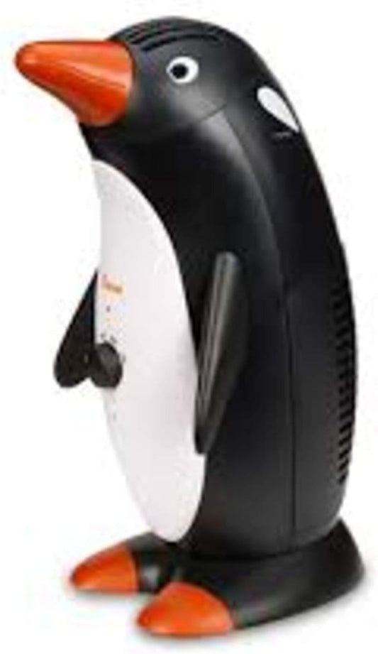Crane Adorable Penguin Air Purifier with True HEPA Filter EE-5065, Germicidal UV Light, 150 Sq Feet Coverage, 3 Speed Control, Washable Particle Filter