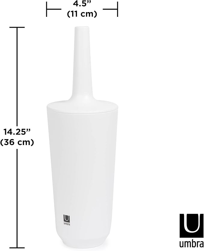 Umbra Corsa Toilet Brush,White