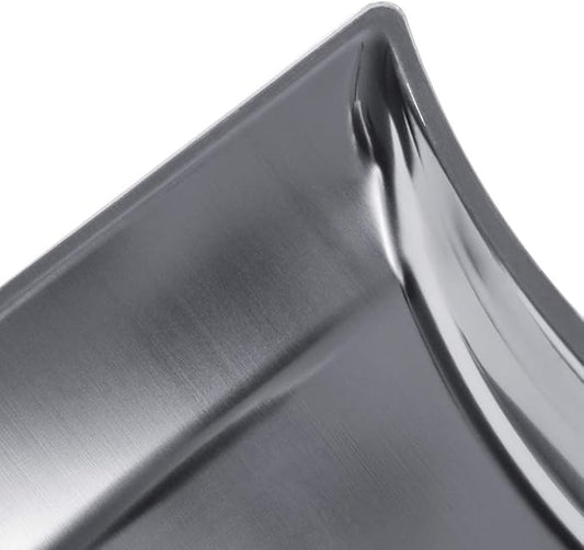 Small Metal Dustpan and Brush Set Heavy Duty Vintage Dust Pan Natural Handmade Broom Dust Shovel for Fireplace Garage Workshop Tabletop