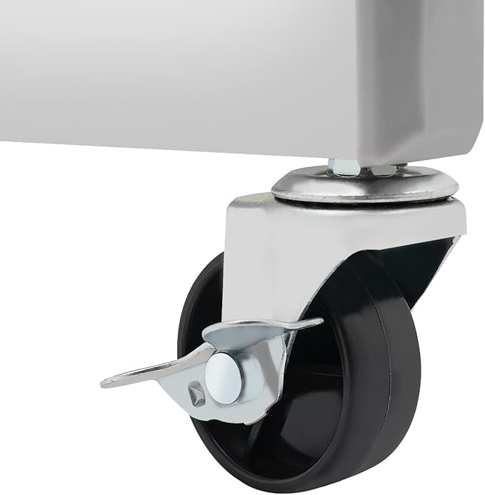 Garden Tool Organizer, 10 Slots with Hooks, Movable Floor-Mounted Mop Rack Floor Standing Cleaning Tool Cart Storage for Garage Organization and Storage, Hold Long-Handled Tool/Rake/Broom (Style 3)