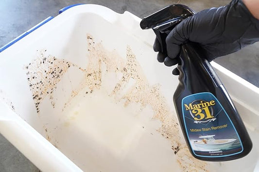 Marine 31 Mildew Stain Remover & Cleaner - Marine & Boat, Home & Patio, Bathroom & Shower Cleaner (16oz & 2 Gallon Combo)