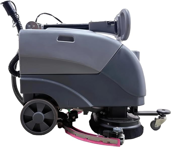 Emotor 18 Inch Commercial Walk Behind Floor Scrubber Machine, 2x45AH Batttery Powered Hard Floor Cleaning Machine