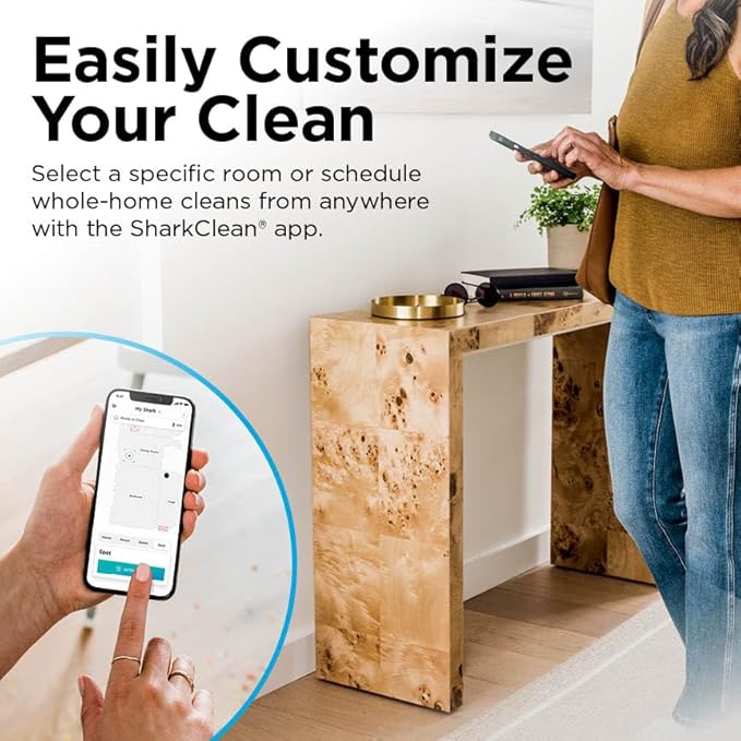 Shark Matrix Plus Robot Vacuum and Mop with Self-Empty HEPA Base, Sonic Mopping, Matrix Clean, Home Mapping, HEPA Bagless Self Empty Base, CleanEdge, for Pet Hair, UR2650WS