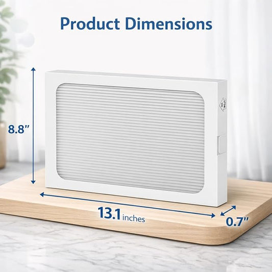 Nispira Compact70 UA-65H Dehumidifier Replacement Air Filter Compatible with Santa Fe Ultra70, Element, MERV 13 High-Efficiency Filtration, 9 x 11 x 1, 2-Pack
