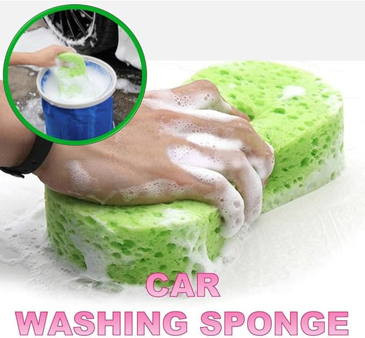 Large Soft Touch Coral Sponges, 5pack,Non-Scratch, High Foam, for Ultimate Washing Car, Bike, Boat or Household Cleaning Needs (Green)