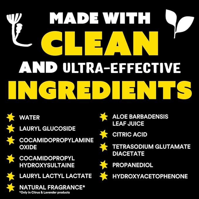 Molly's Suds Liquid Dish Soap | Clean, Simple Ingredients | Extra Scrubbing Power | Unscented, 24 oz - 2 Pack