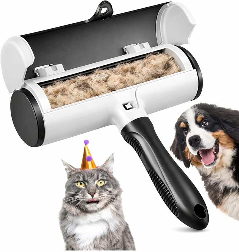 Reusable Pet Hair Remover - Dog and Cat Hair Remover from Carpet Sofa Forniture - Fur Remover Roller