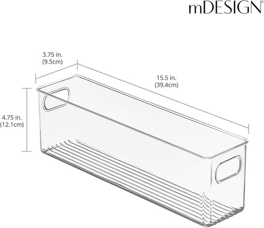 MDesign Kitchen Food Storage Plastic Storage Box