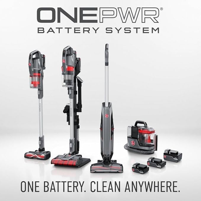 Hoover ONEPWR Streamline Cordless Hard Floor Cleaner, Wet Dry Vacuum, BH55400V, + Hoover Pure Essentials Solution Hard Floor Cleaner, 50 oz, AH31465