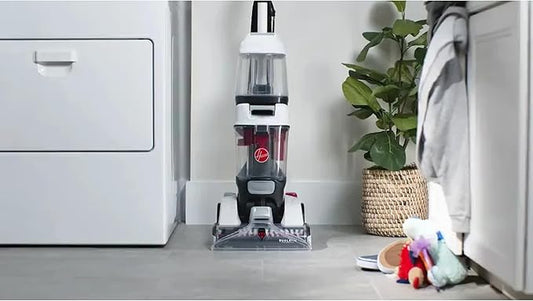 Hoover FH54020 Dual Spin Pet Carpet Cleaner Machine, Upright Deep Cleaning Shampooer, Dual Brush Roll System, Lightweight Carpet Washer for Home