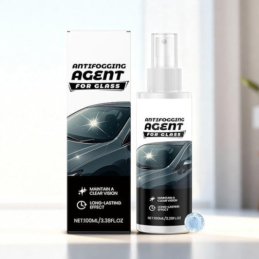 Anti Fog Spray For Glasses - Long-lasting 100ml Auto Defogger - Lens Spray, Car Window Cleaner For Glass Mirrors Trucks Pickups SUVs Bicycle Helmets Truck RV Camping Daily Adventure Vehicle