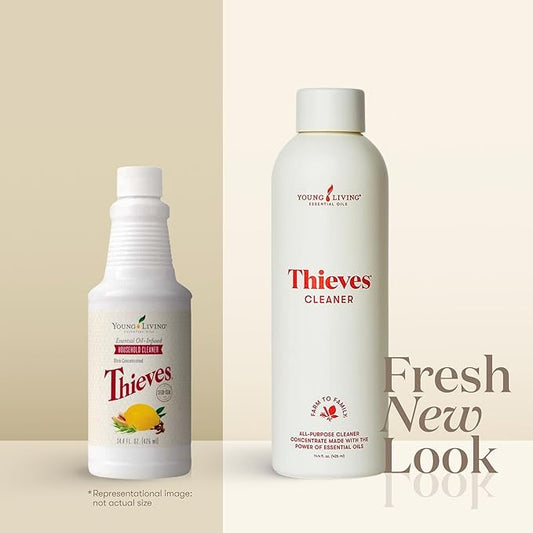 Young Living Thieves Household Cleaner of 14.4 fl.oz. Bottles - Essential Oil-Infused Ultra-Concentrated Formula for Natural Home Care, Non-Toxic Cleaning Bliss - 3 Pack