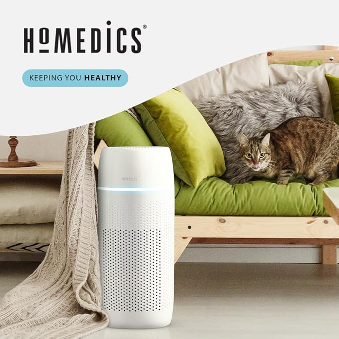 Homedics TotalClean PetPlus HEPA-Type Air Purifier Filter Replacement, Works with Homedics AP-PET35 PetPlus Air Purifiers, Captures Microscopic Airborne Particles