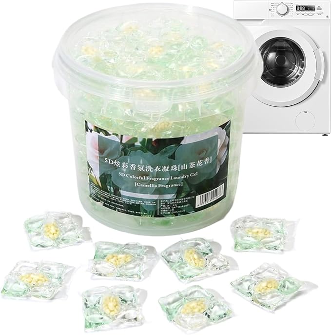 Pods Washing Detergent Gentle – Concentrated Powerful Fragrant Color, Compact, Protector, Scent Enhancer, Clothes Softener Home Dorm Apartment | Home Dorm Apartment School Bathroom