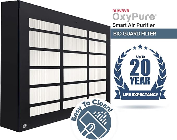 Nuwave Oxypure Washable Filter - BioGuard for Large Room and Home