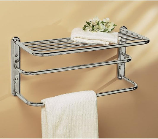 Gatco 1541 Double Towel Rack with Chrome Finish