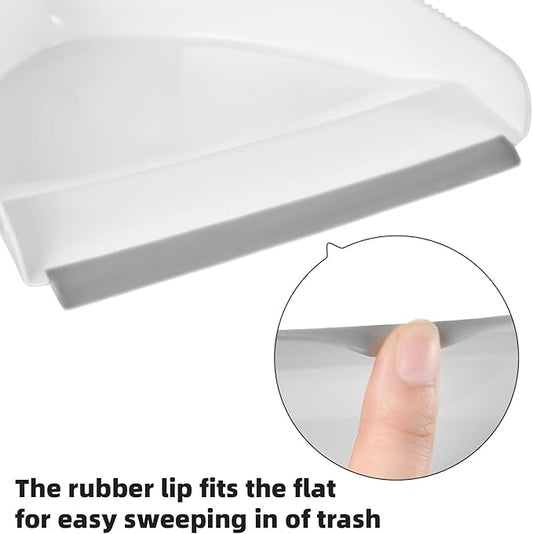 SUBEKYU Mini Hand Broom and Dustpan Set, Small Dustpan and Brush Set, Handheld Dust Pan, 1PCS