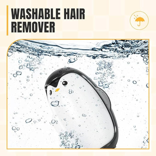 Reusable Lint Rollers, Pet Hair Remover for Laundry, Mini Portable Lint Roller Extra Sticky for Furniture, Couch, Carpet, Clothing and Bedding (Black)