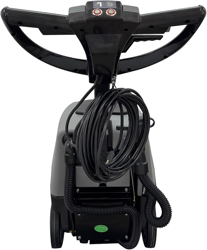 Commercial Floor Scrubber Automatic Walk Behind Floor Washing Brushing Drying Machine for Shopping Malls Hotels Offices 17" Brush 173rpm Dual Tanks(13.2gal Totally) 110V