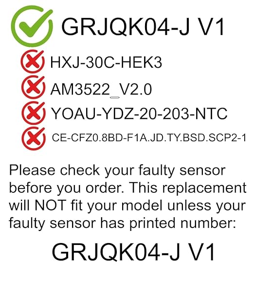 Humidity Sensor Replacement Compatible with Frigidaire and GE Dehumidifiers