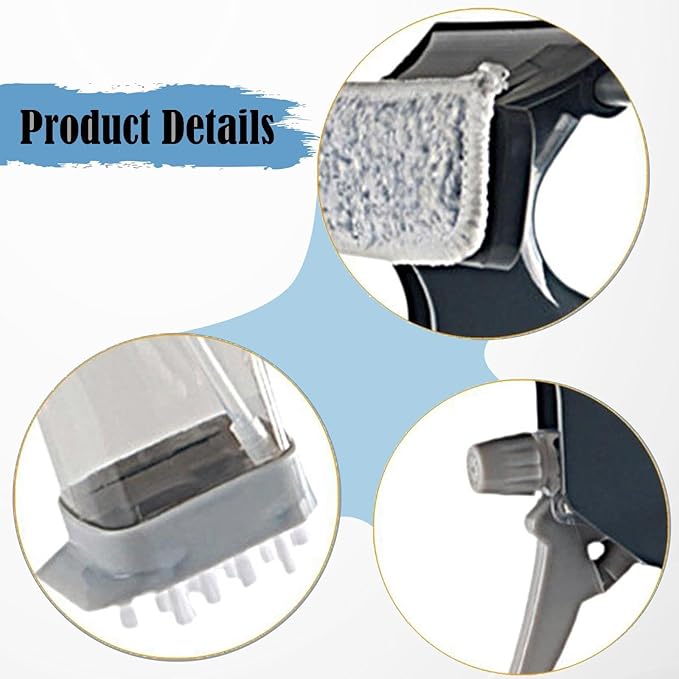 Window Cleaner Portable Multifunctional Glass Cleaning for Indoor Car Mirror