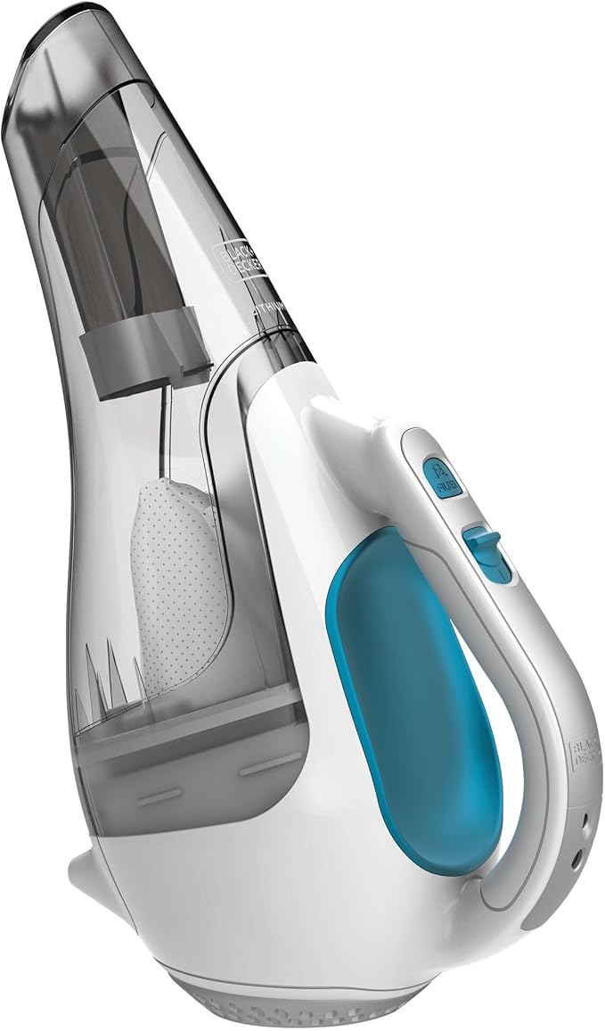 BLACK+DECKER dustbuster Cordless Handheld Vacuum, Portable Vacuum for Car and Home Rechargeable, Powerful Suction, Wide Mouth (HHVI315JO42)