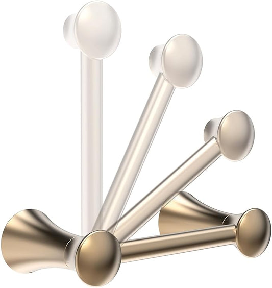 Delta Lahara (1-Pack) Toilet Paper Holder Champagne Bronze Tissue Roll Holder for Bathroom Organization and Storage Pivoting Toilet Tissue Holder Wall Bathroom Accessories 73850-CZ