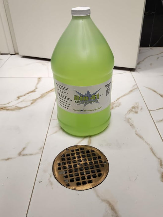 Drain Deodorizer- Odor Eliminator - Commercial Drain Deodorizer - Neutralizer Sewer Gas Smell Remover - One Gallon