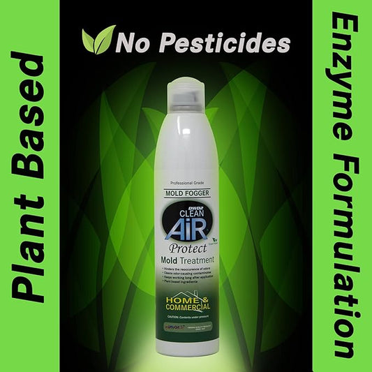 Protect™ Home & Commercial Mold-Treatment Plant-Based Mold-Odor Remover Fogger Treatment - eco-friendly solution for a safer and healthier living and working space (8 oz.)