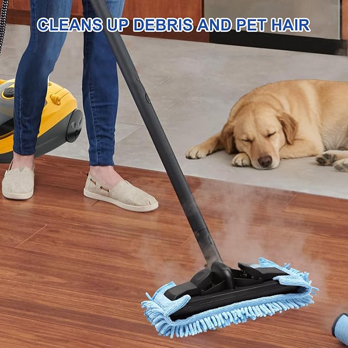Microfiber Steam Mop Pads Compatible with Wagner Spraytech Steam Cleaner(905e, 915e, 925e), Washable & Reusable Microfiber Steam Mop Cloth(Chenille Pads)