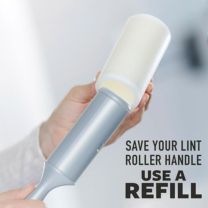 Scotch-Brite Extreme Clean Lint Roller, 50% Stickier*, Heavy Duty for Removing Debris and Pet Hair on Clothes, Furniture, Cars, Offices & More, 2 Pack, 200 Adhesive Sheets Total