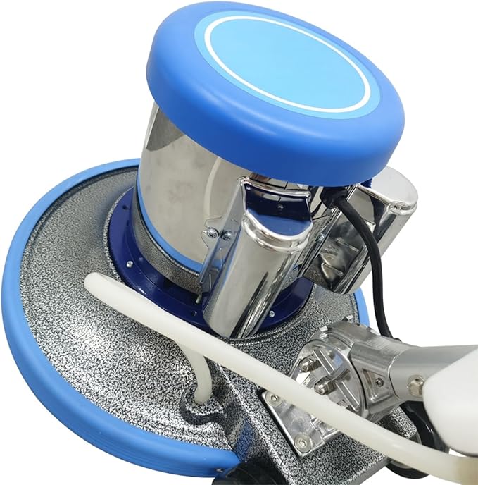 110V Floor Polishing Machine, 17" Commercial and Industrial Floor Scrubber, Blue Heavy Duty Multi-functional Floor Buffer Polisher Machine