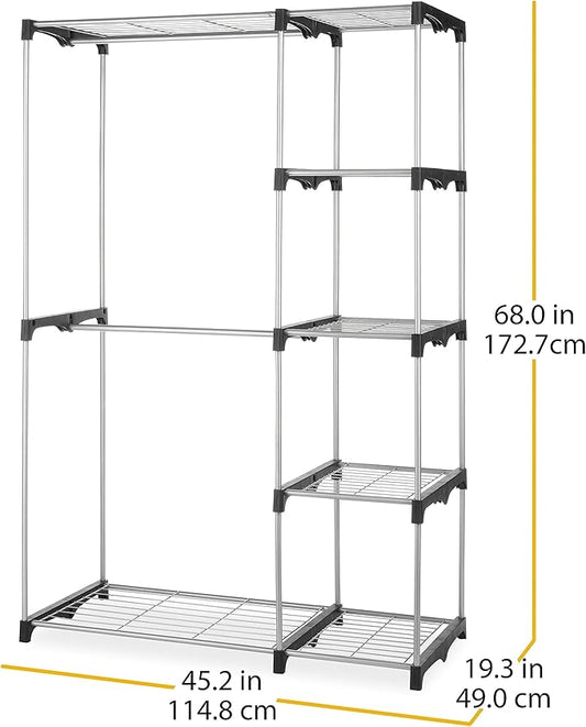 Whitmor Modern Industrial Wardrobe