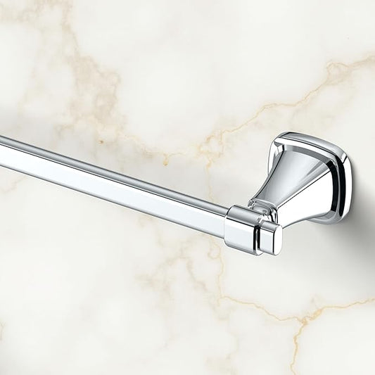 Gatco 5511 Beverly Towel Bar | Elegant Wall-Mounted Bathroom Towel Bar | Luxury Design, Heavy Duty Metal, EZ Ancor Mounting | Chrome Finish