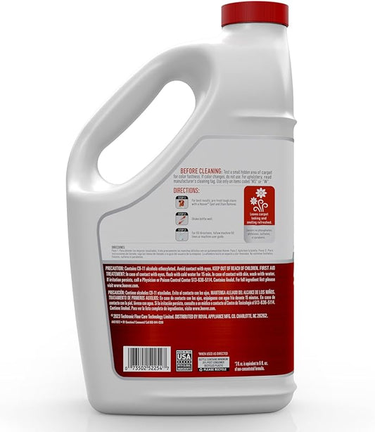 Hoover Renewal Deep Cleaning Carpet Shampoo, Concentrated Machine Cleaner Solution, 128oz Formula, AH30932, White