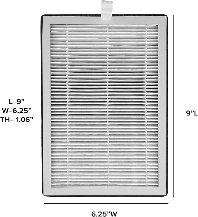 Nuwave Replacement HEPA/Carbon Filter 2-Pack for Nuwave OxyPure Portable Air Purifier for Large Room and Home, Sold by Original Manufacturer for Model 47401, 47402