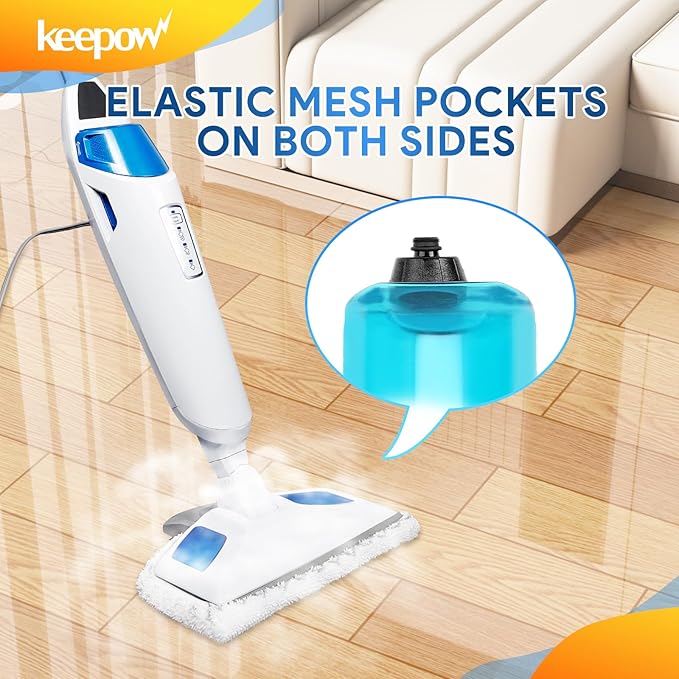 KEEPOW Steam Mop Replacement Parts 1940 Water Tank Caps and Insert Assembly for Bissell Powerfresh Steam Mop 19404 19402 19408 19409 1940A 1940F 1940Q 1940T 1940W B0006 Models 2038413 1+1 Pack