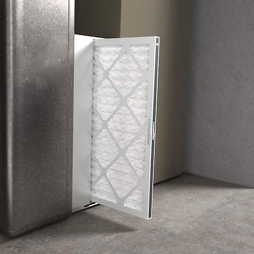 Amazon Basics 20x25x1 Air Filter 6-Pack, MERV 8 AC Furnace Filters, Removes Dust, Electrostatic, Allergy Control (Actual Size: 19.75" x 24.75" x 0.75")
