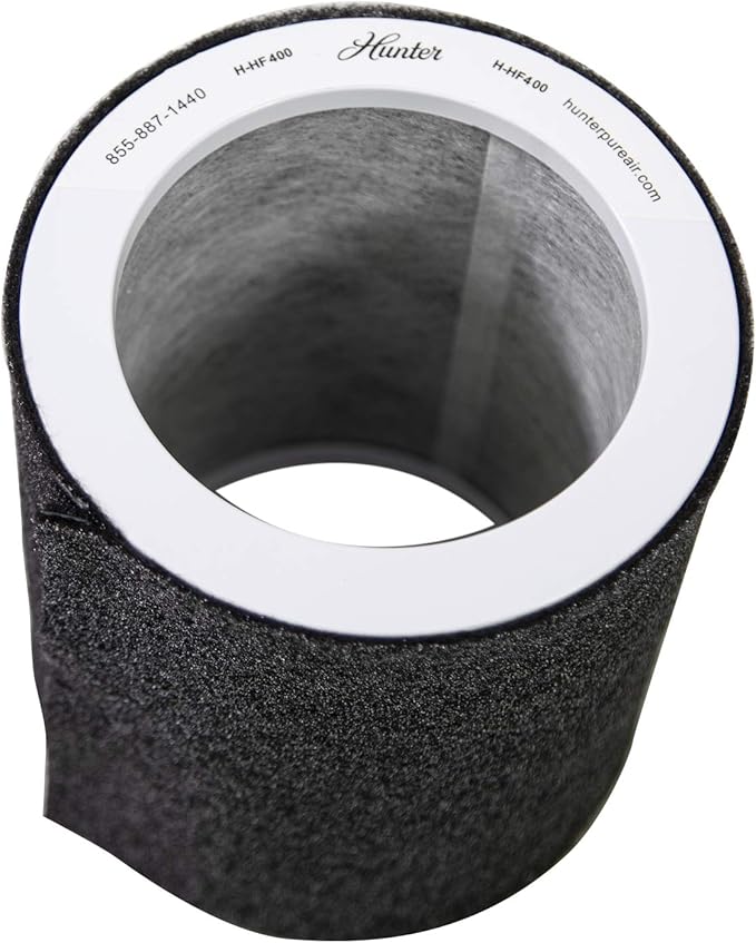 Hunter H-PF400 EcoSilver Coconut Carbon Replacement Pre-Filter for HP400 Air Purifier Series