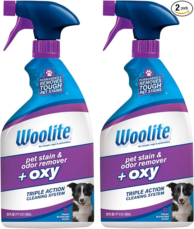 Woolite Pet Stain and Odor Plus Oxy, 22oz (Pack of 2), 2834