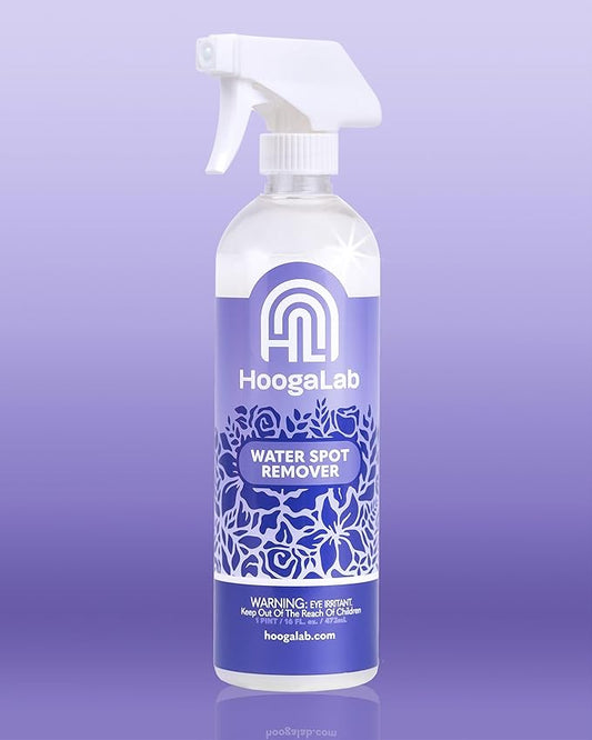 Water Spot Remover 16oz Hard Water Spot Glass Cleaner - Dissolves Mineral, Lime, Soap Scum Fast, Streak Free Finish | Shower Glass, Bathroom Mirror, Metal Faucet (2 pack)