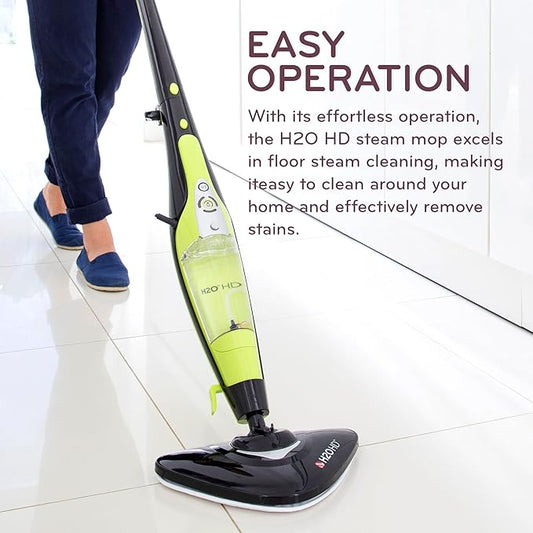 H2O HD 3-in-1 Steam Mop & Handheld Steam Cleaner – Carpet Cleaner, Grout Tools, Chemical-Free, Lightweight & Compact, 1500W, 450ml Tank, Variable Settings